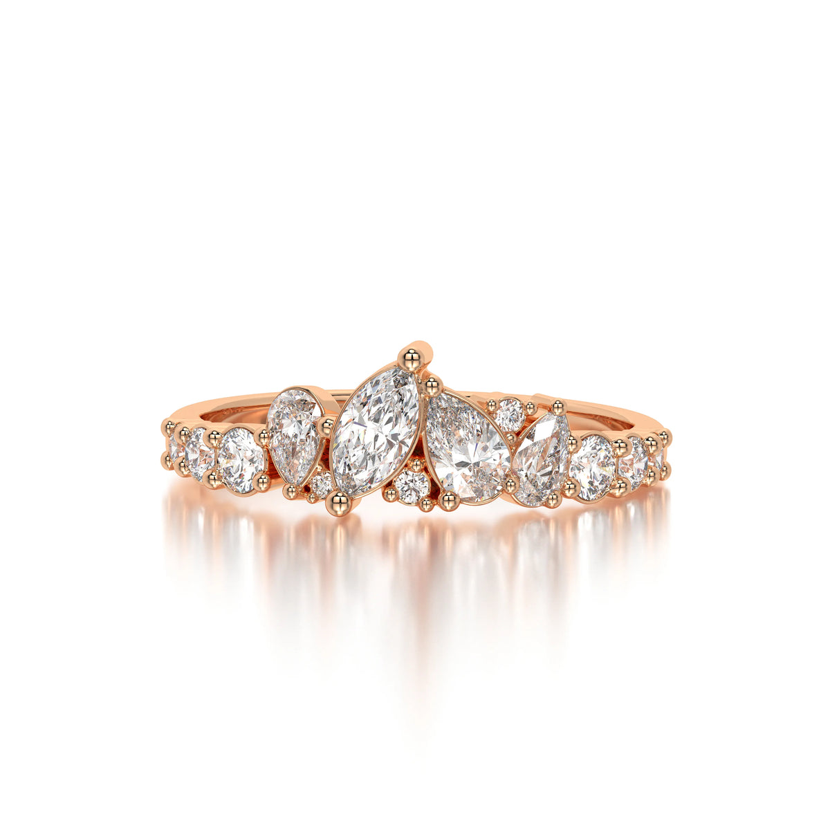The Pear Marquise Trangle Band