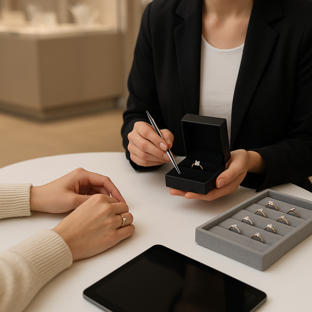 Luxury jewellery appointment