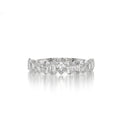 The Emerald Pear Oval Band