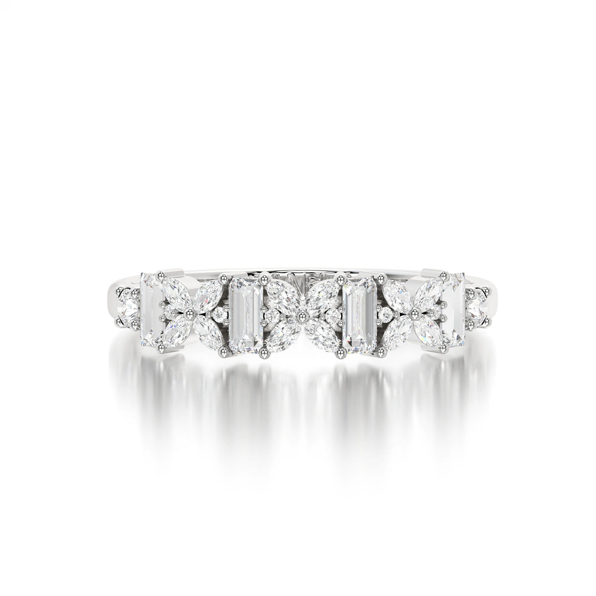 The Baguette Marquise Flower Band