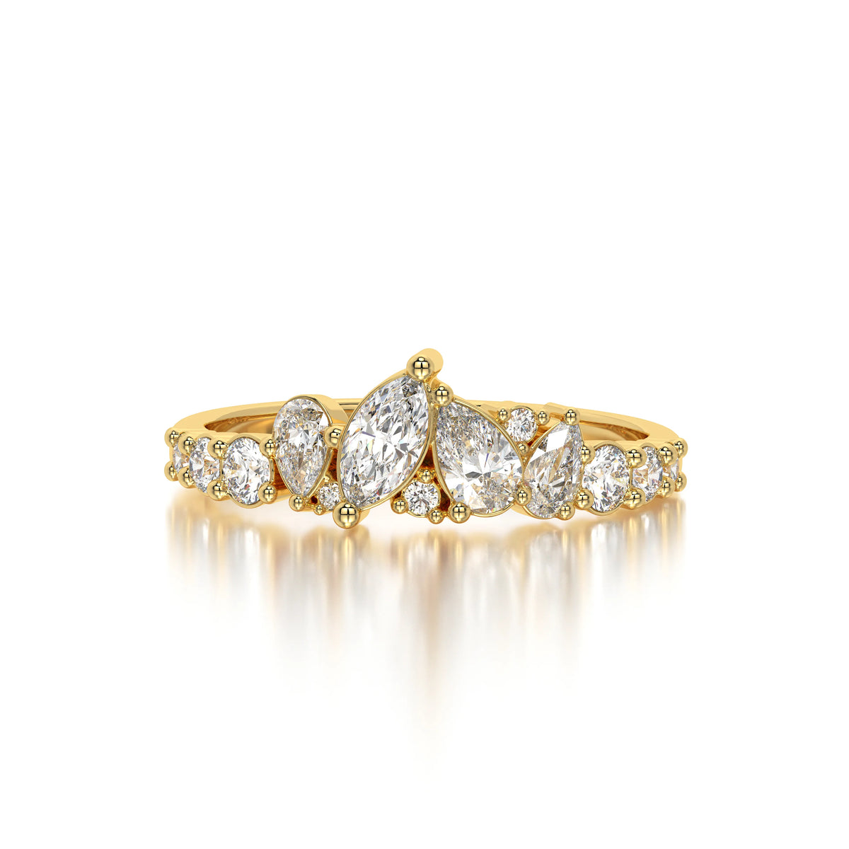The Pear Marquise Trangle Band